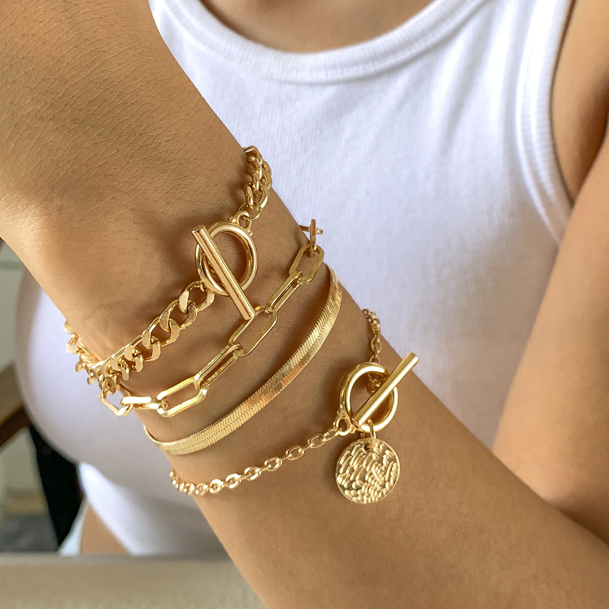 Schakelarmband 4-delige Set
