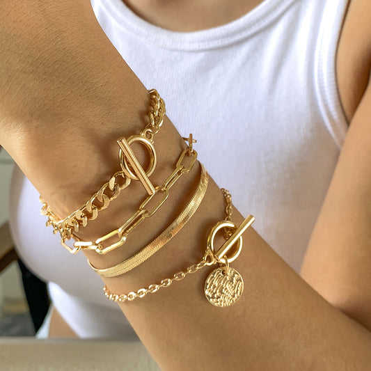 Schakelarmband 4-delige Set