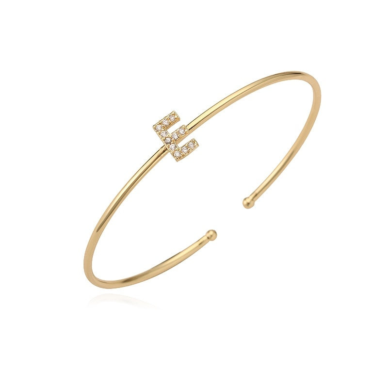 Letter Zirkonia Armband