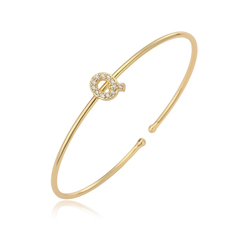 Letter Zirkonia Armband