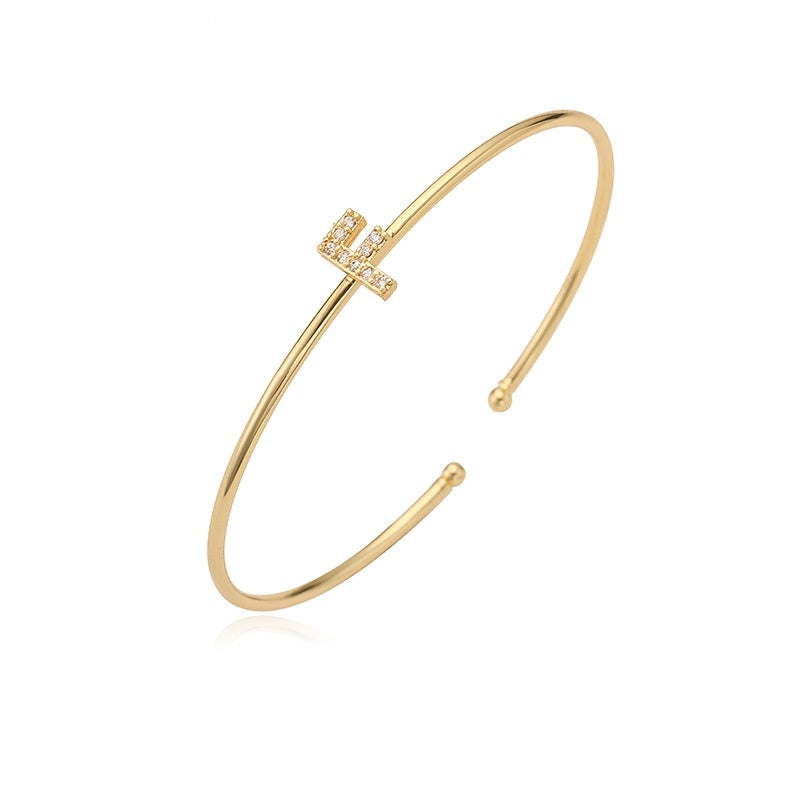 Letter Zirkonia Armband