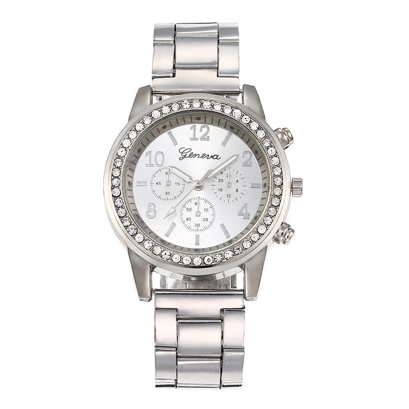 Koppelhorloge met stalen band