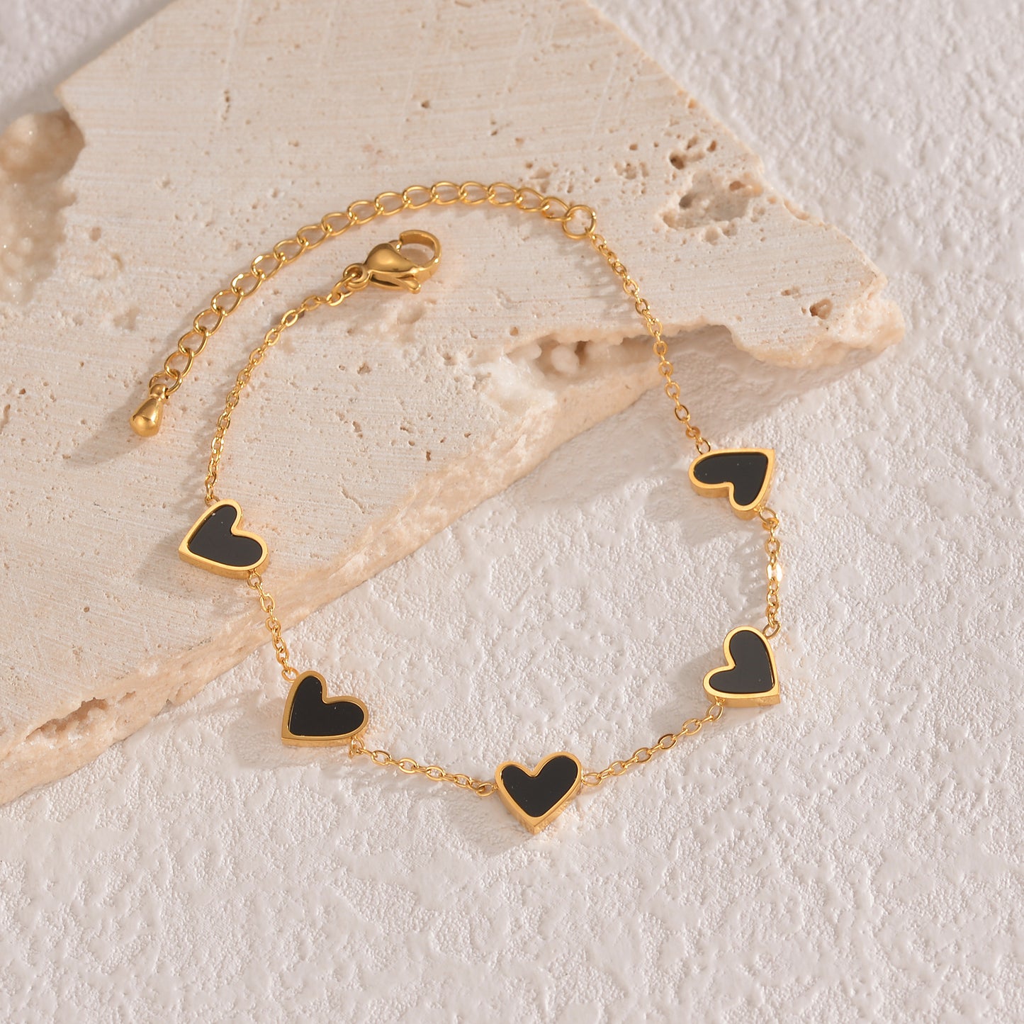 Druppelvormige Hart Armband