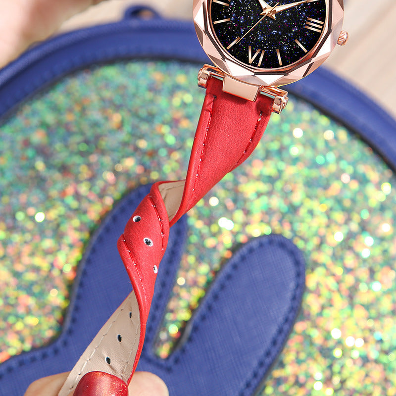 Horloge met frosted look