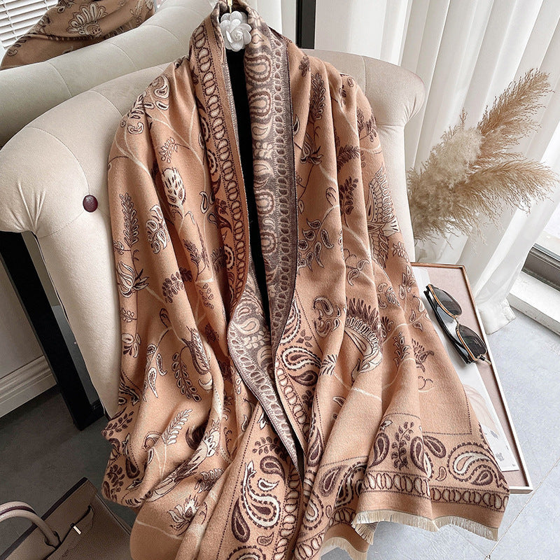 Zijden sjaal – kasjmier look