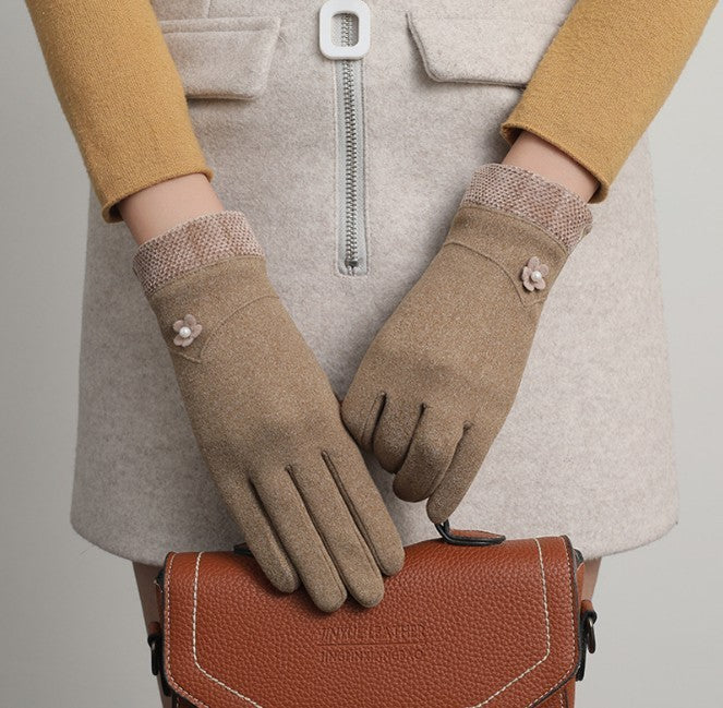 Warme dameshandschoenen met touchscreen