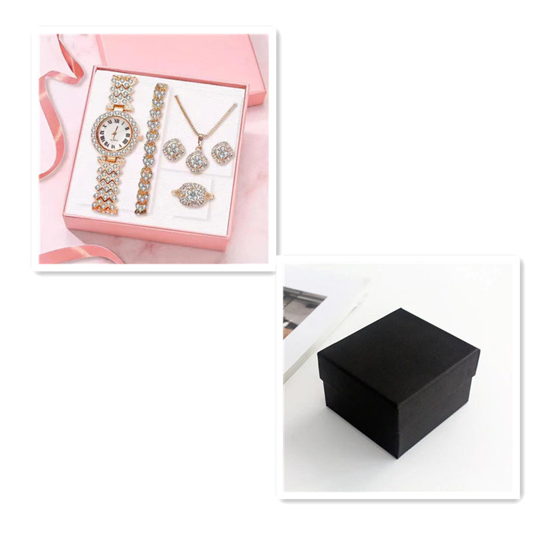 Luxe dames quartz horloge met bijpassende armband