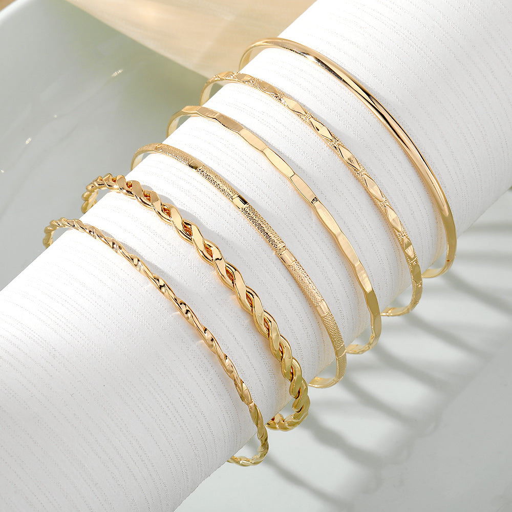 Bohemian Metalen Schakelarmbandenset voor Vrouwen