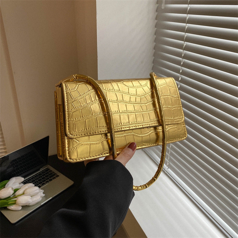 Trendy compacte draagbare schoudertas