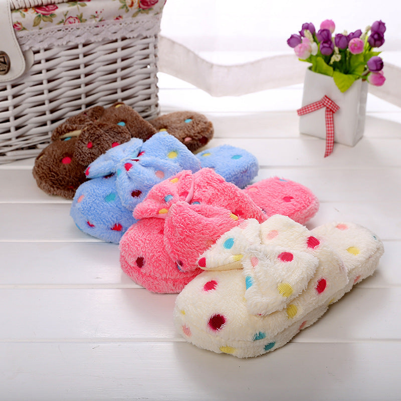 Comfortabele Katoenen Pantoffels met Strik