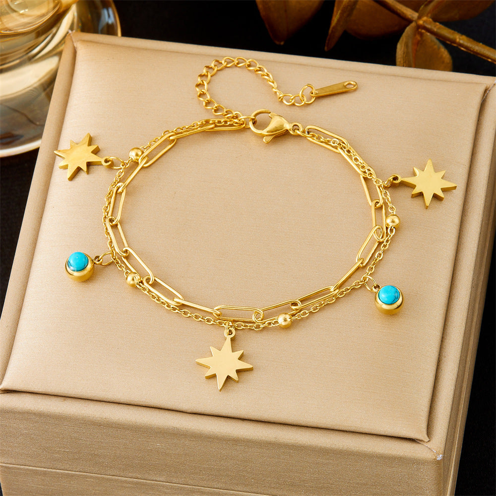 Trendy Gouden Armband