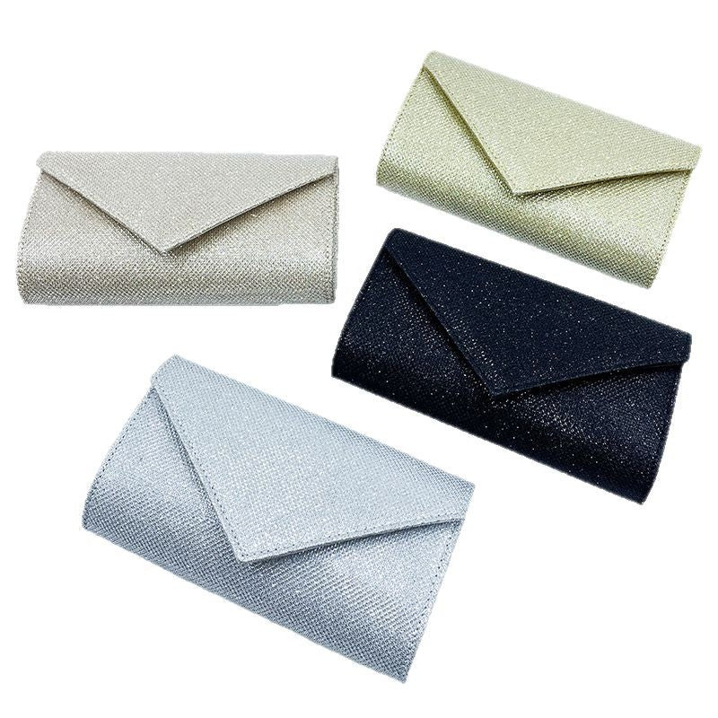 Stijlvolle Avondtas van Glanzend Materiaal – Clutch