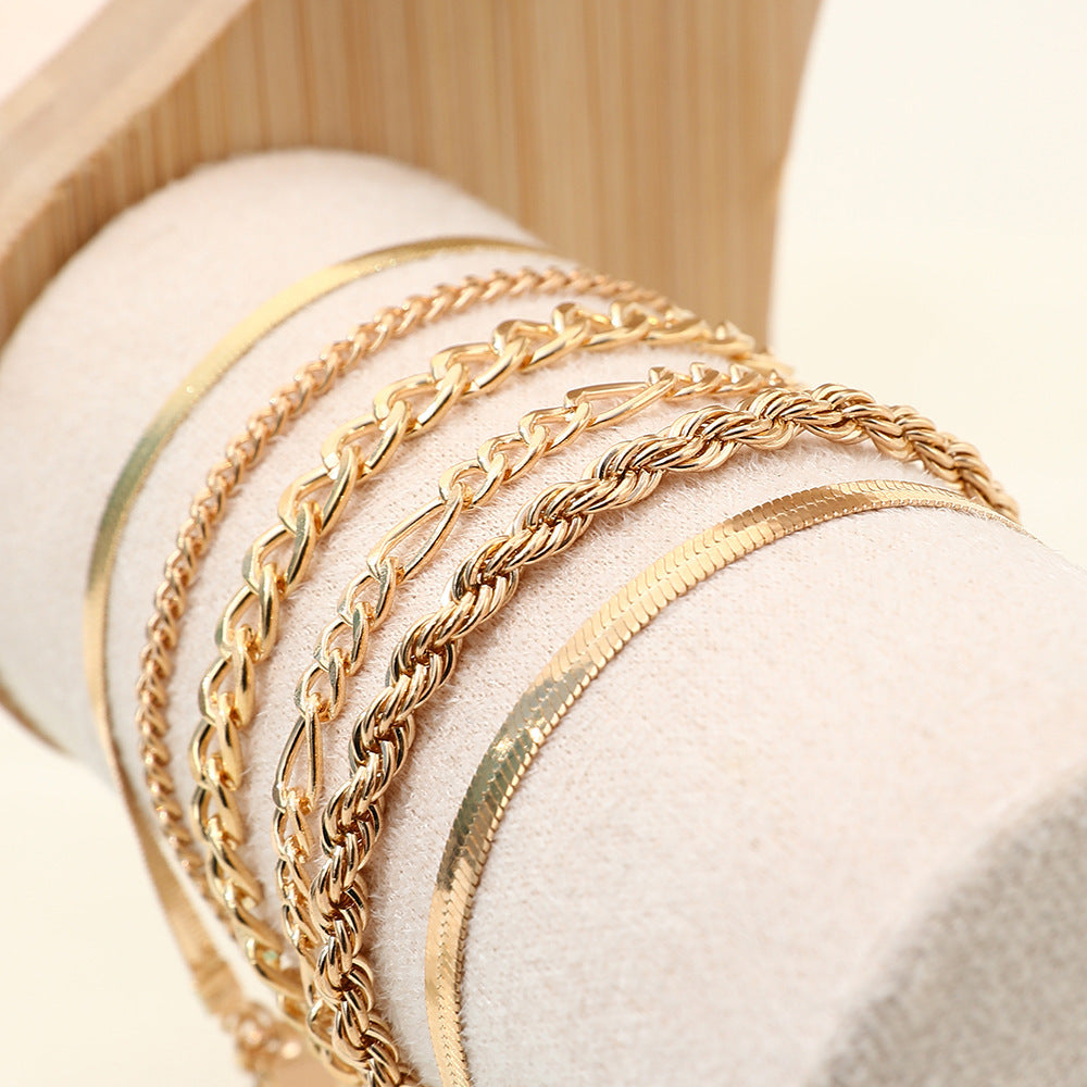 6-delige Mode Armbanden Set