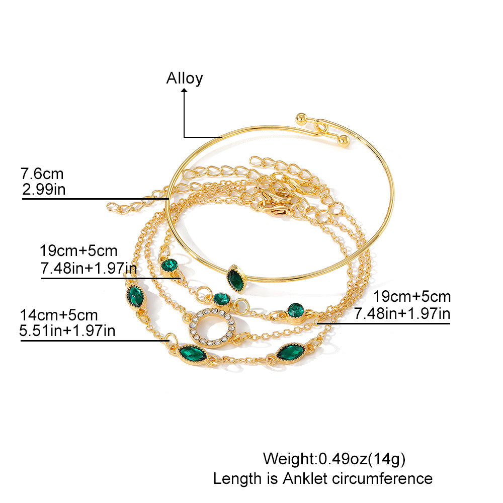 4-delige Dames Armbanden Set