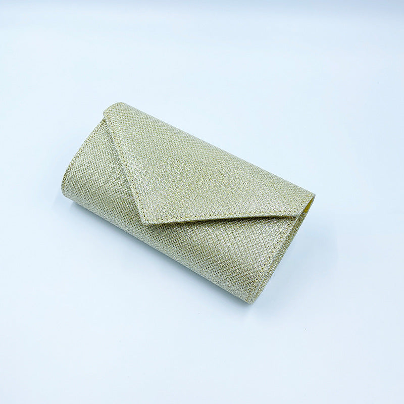 Stijlvolle Avondtas van Glanzend Materiaal – Clutch