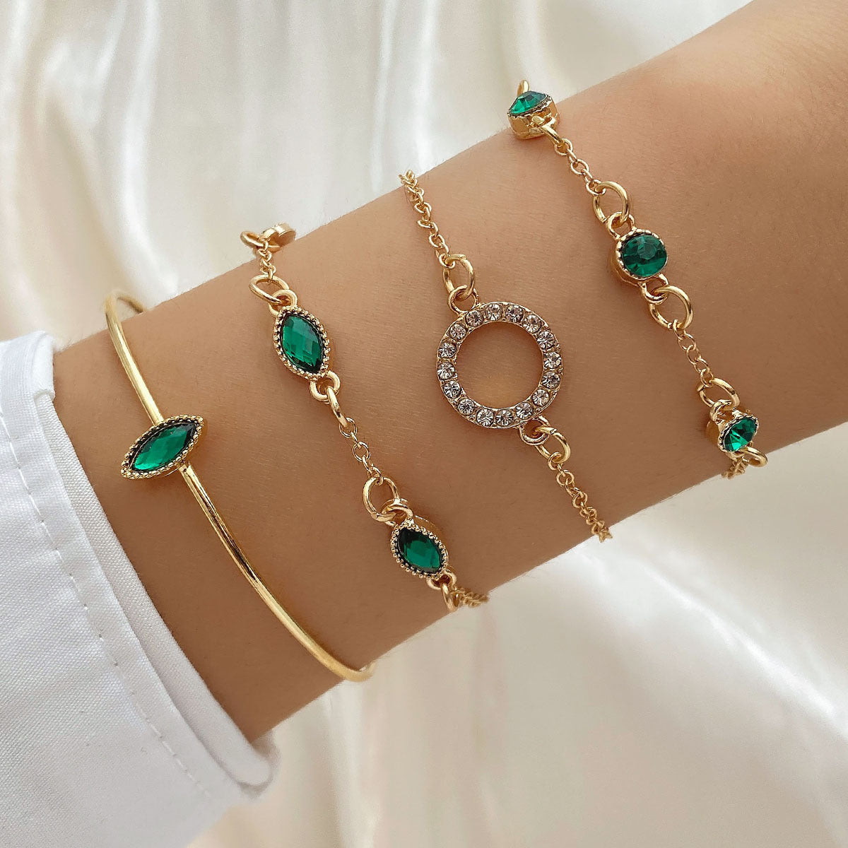 4-delige Dames Armbanden Set