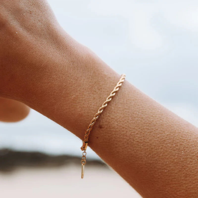 Modieuze Titanium Stalen Armband