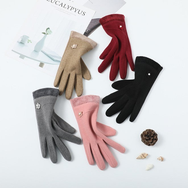 Warme dameshandschoenen met touchscreen