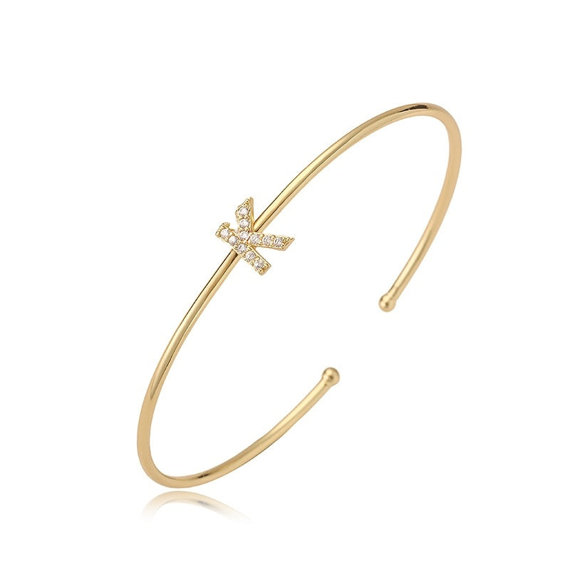 Letter Zirkonia Armband