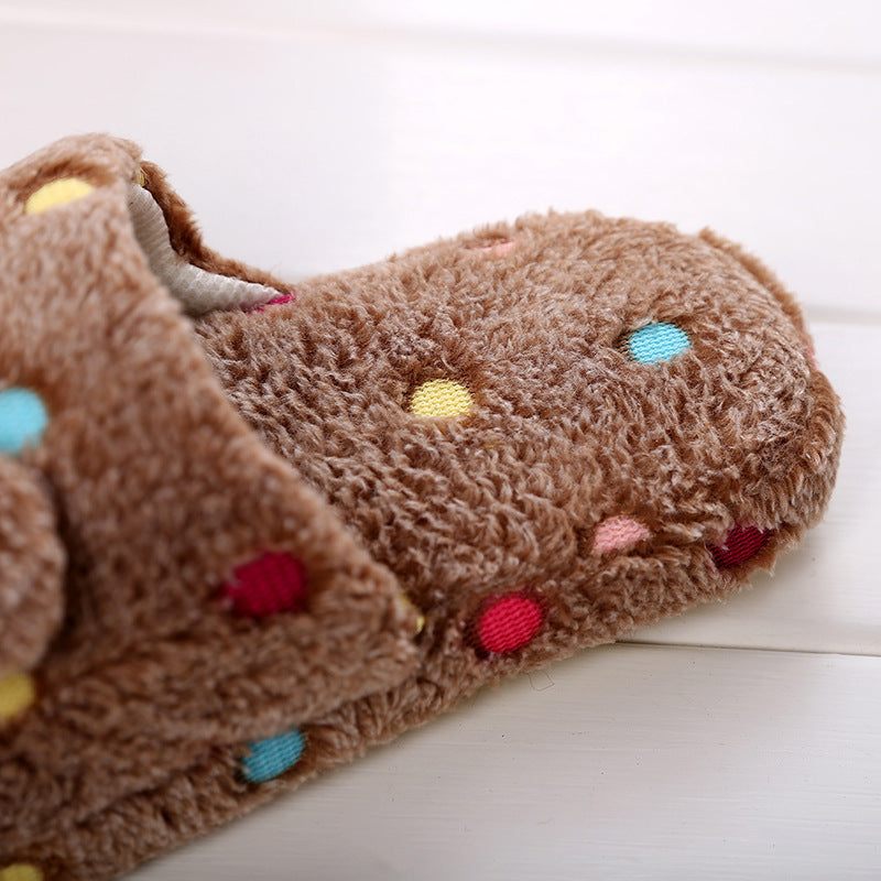 Comfortabele Katoenen Pantoffels met Strik