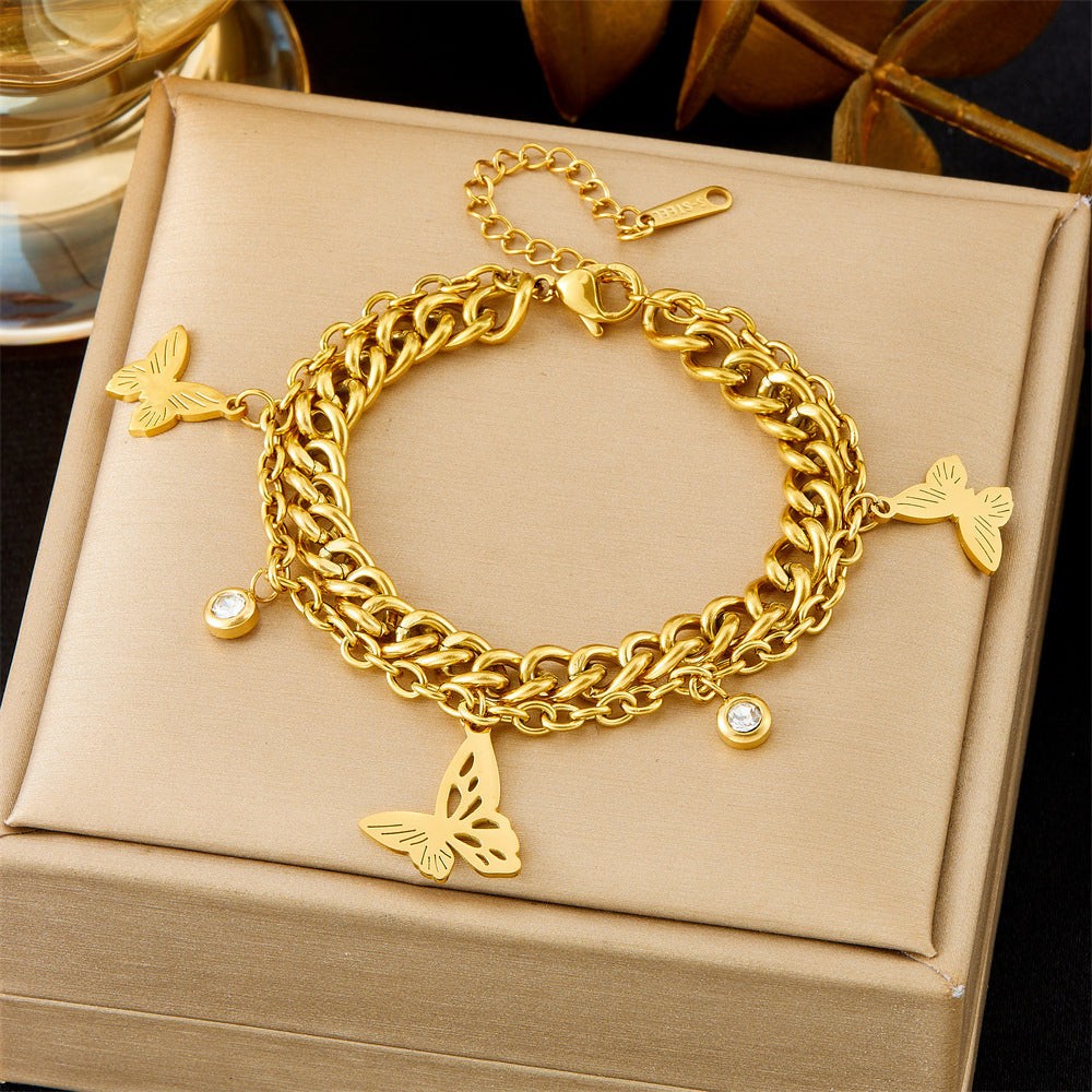 Trendy Gouden Armband