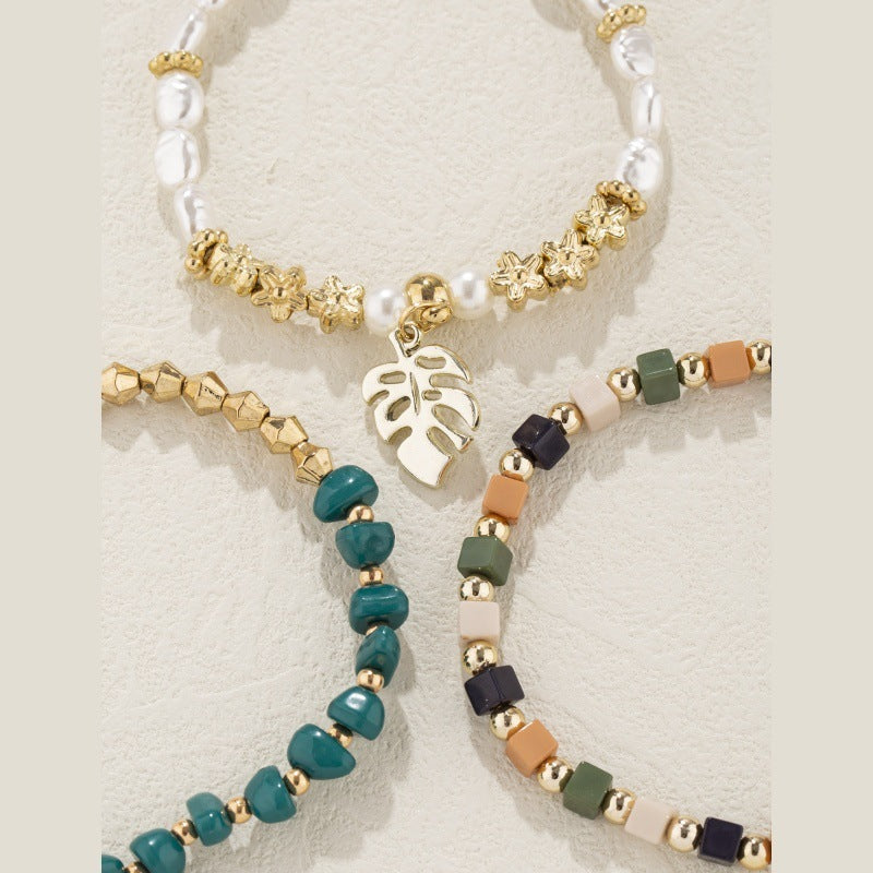 Vintage Parel Siersteen Armband