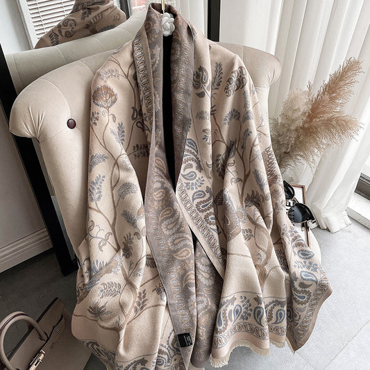 Zijden sjaal – kasjmier look