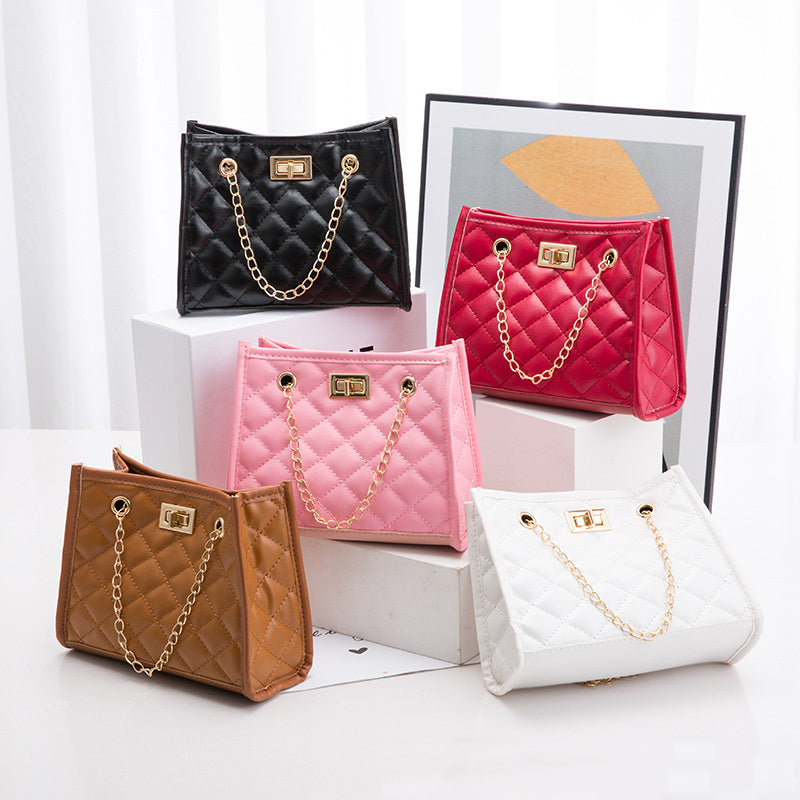 Mini schoudertas met ketting
