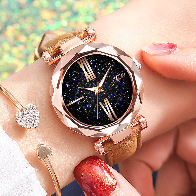 Sterrenhemel horloge voor dames