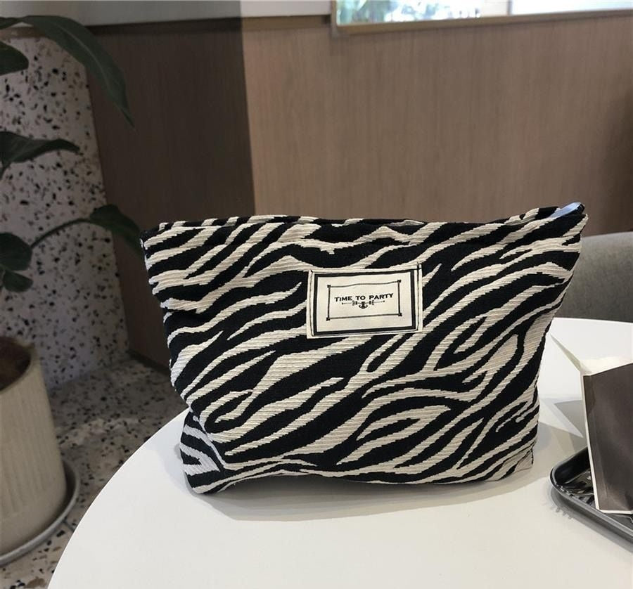 Zebra Make-up Tas