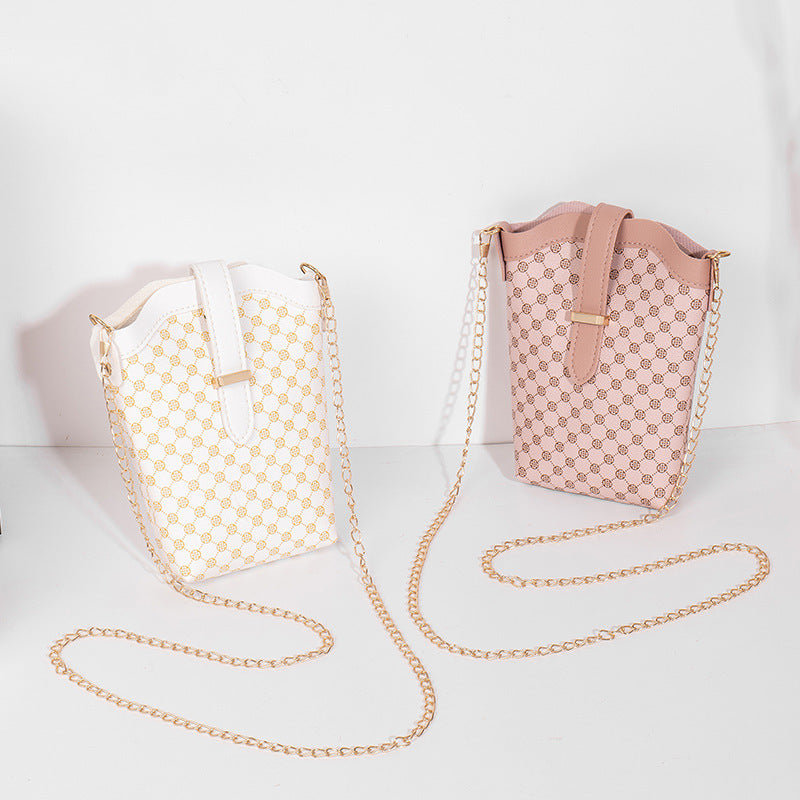Modieuze Mini Bucket Crossbody