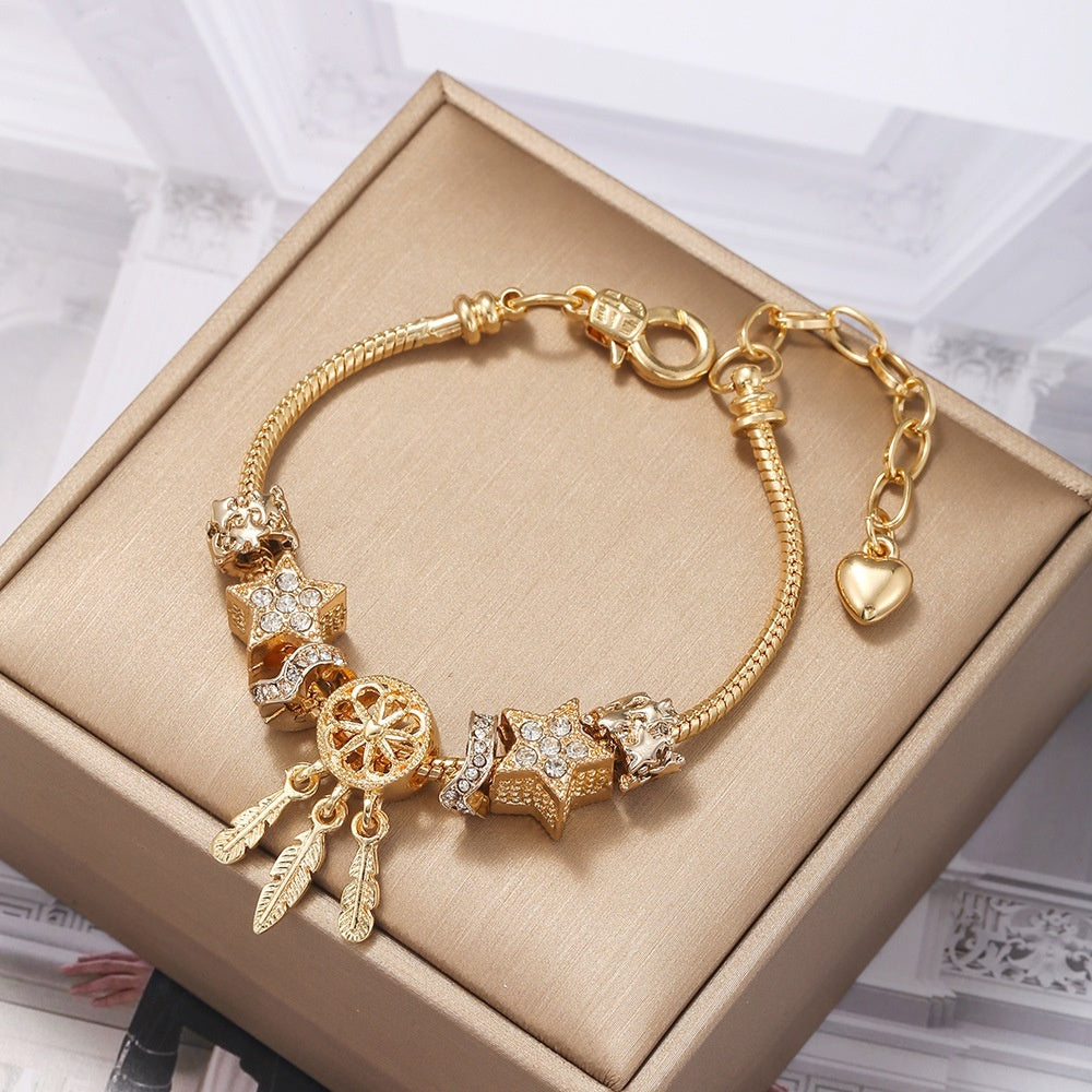 Creatieve armband met ster en dromenvanger
