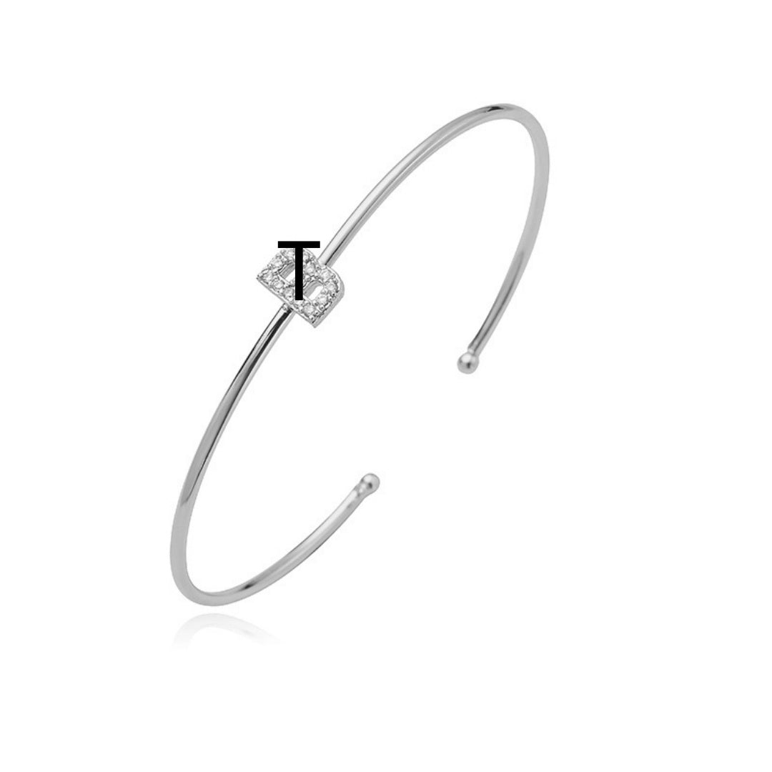 Letter Zirkonia Armband