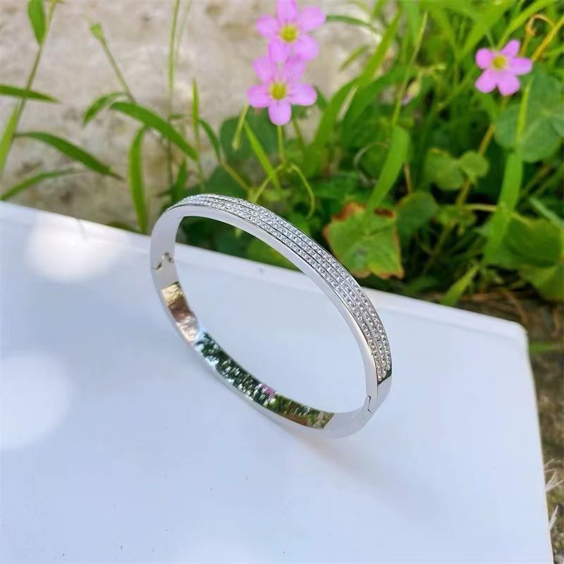 Stijlvolle titanium armband voor dames