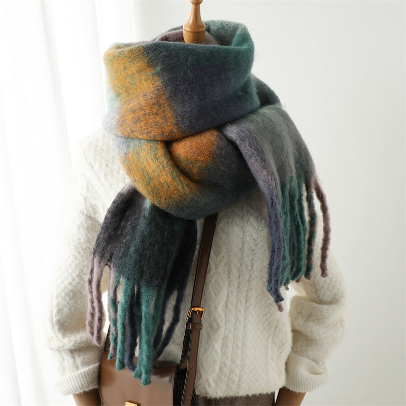 Dames winter sjaal van kasjmier