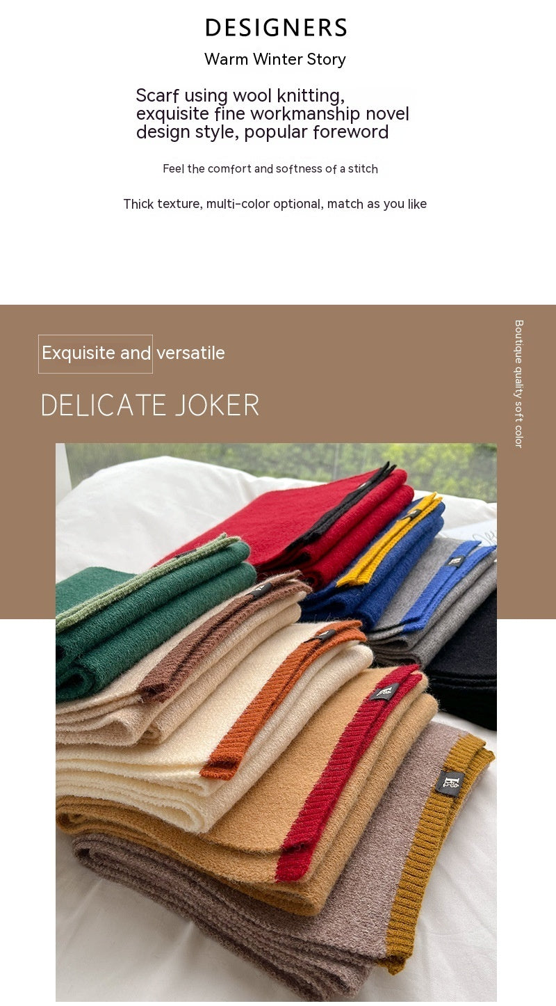 Gebreide Wollen Sjaal