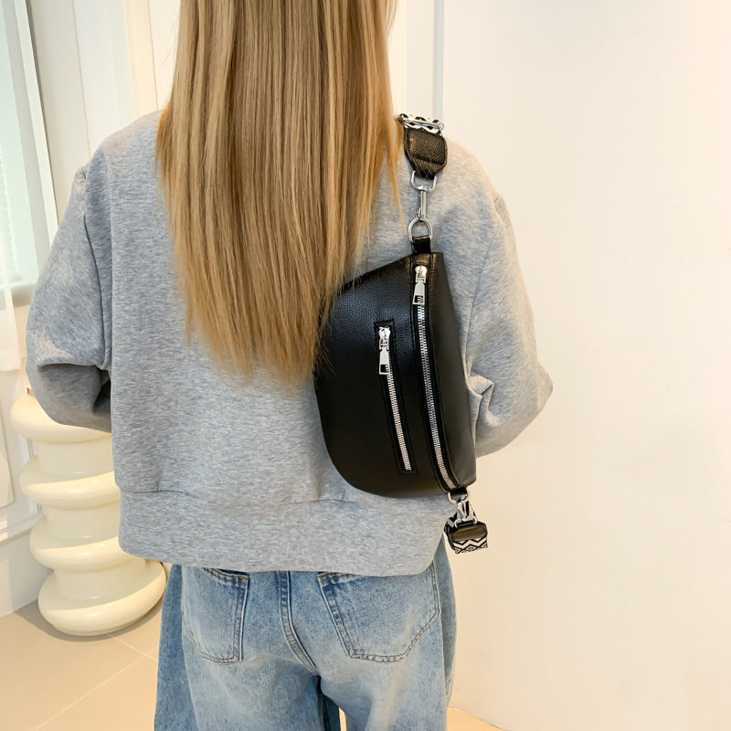 Zachte Leren Crossbody Schoudertas