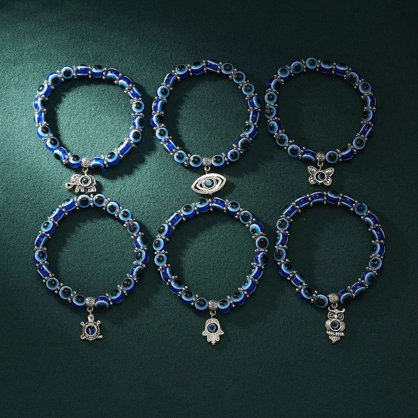 Blauwe Armband