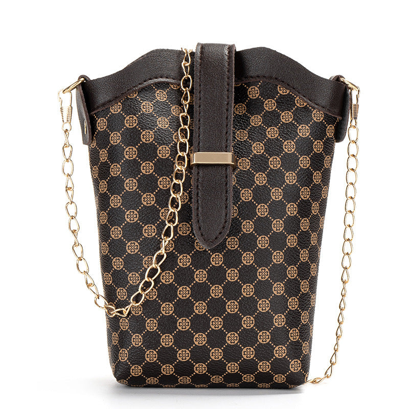 Modieuze Mini Bucket Crossbody