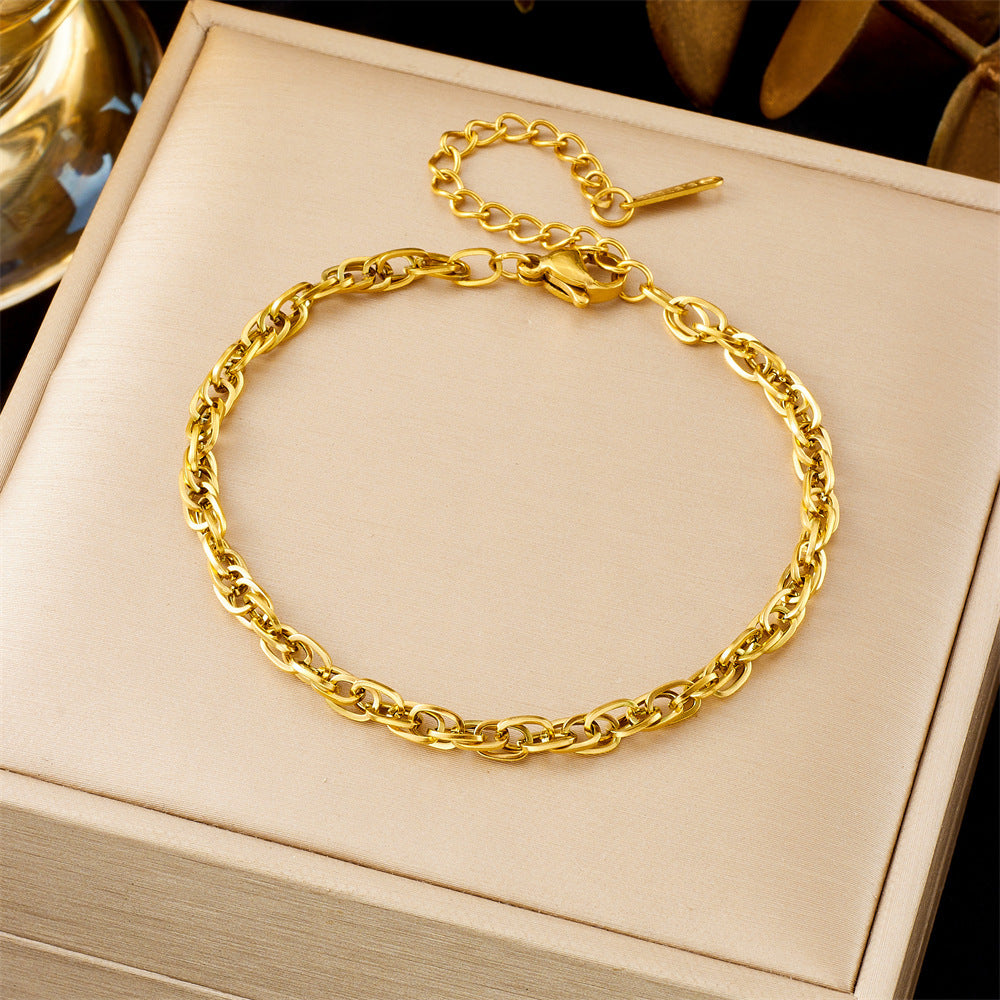 Trendy Gouden Armband