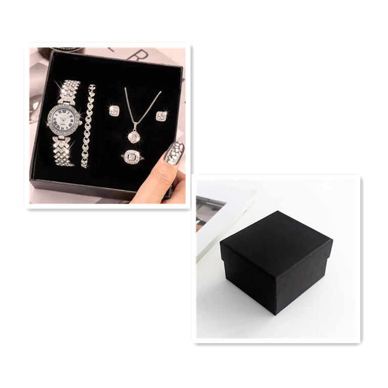 Luxe dames quartz horloge met bijpassende armband