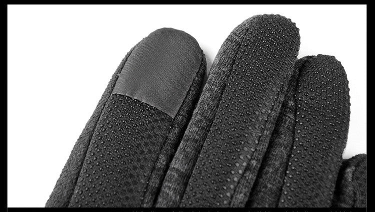 Warme suède handschoenen met touchscreenfunctie