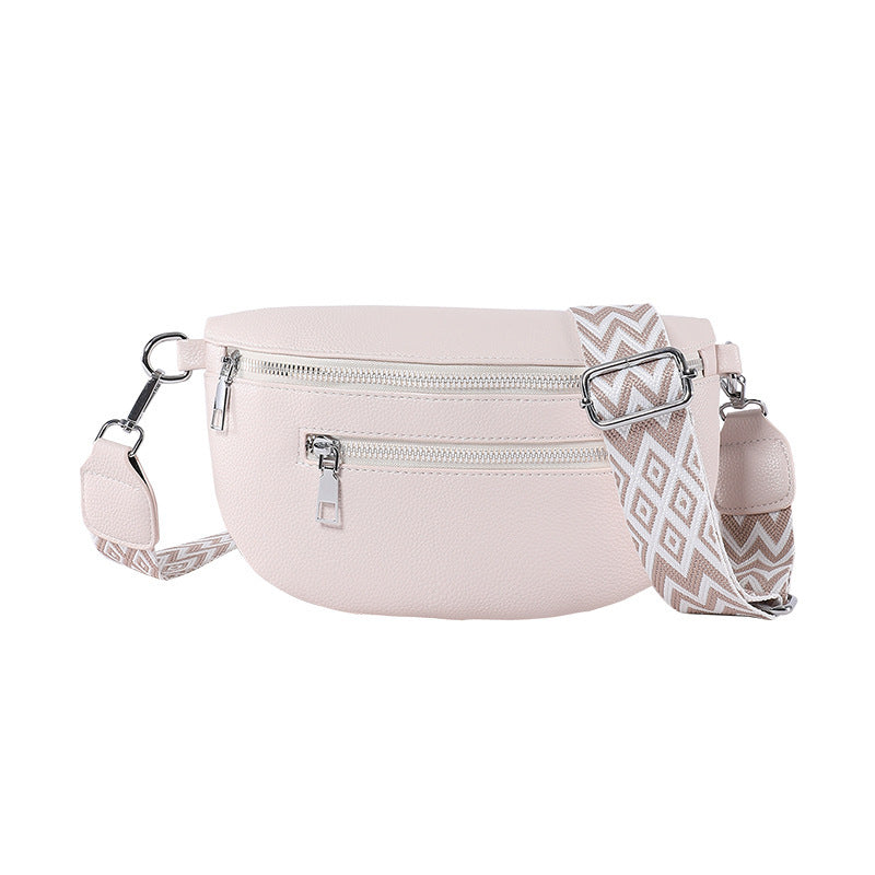 Zachte Leren Crossbody Schoudertas