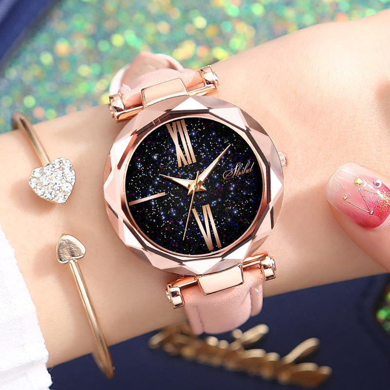 Sterrenhemel horloge voor dames