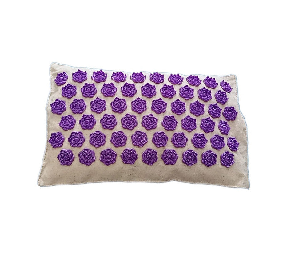 Lotus Spijkermat Kokospalm Acupressuurmat met Boekweit Massagekussen