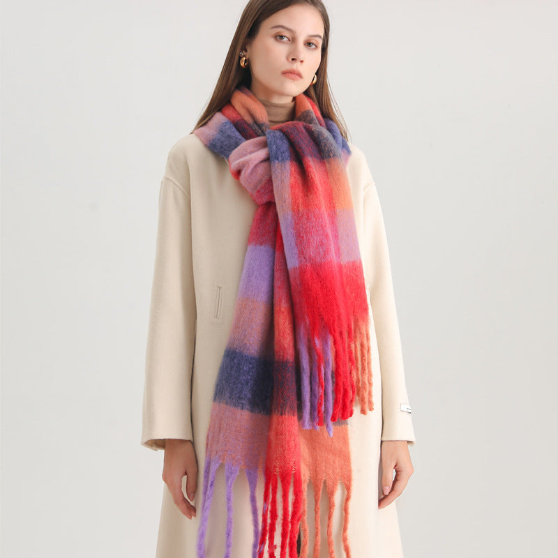 Dames winter sjaal van kasjmier