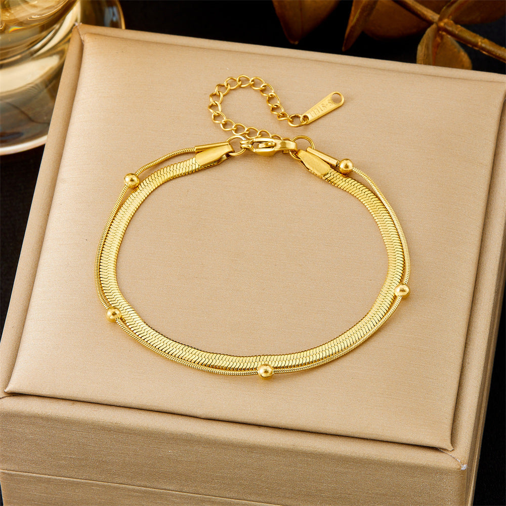 Trendy Gouden Armband