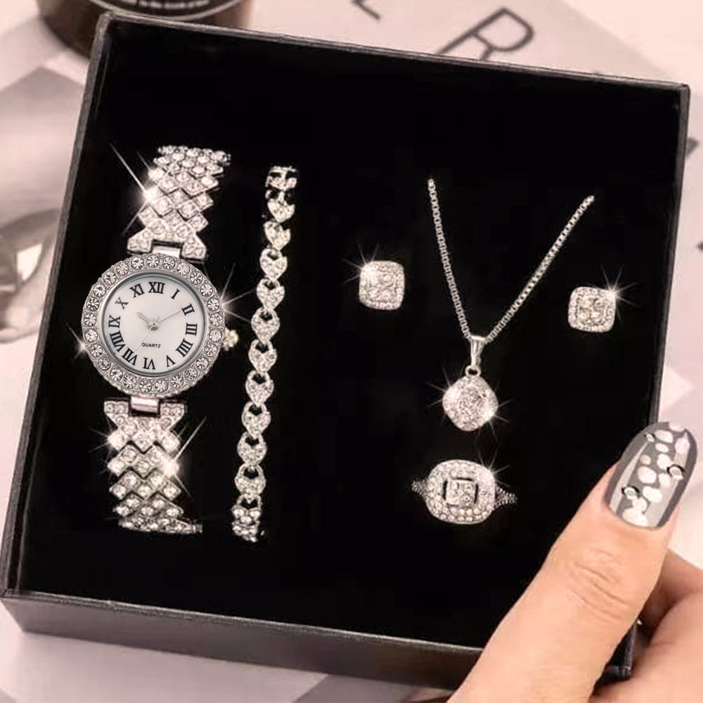 Luxe dames quartz horloge met bijpassende armband