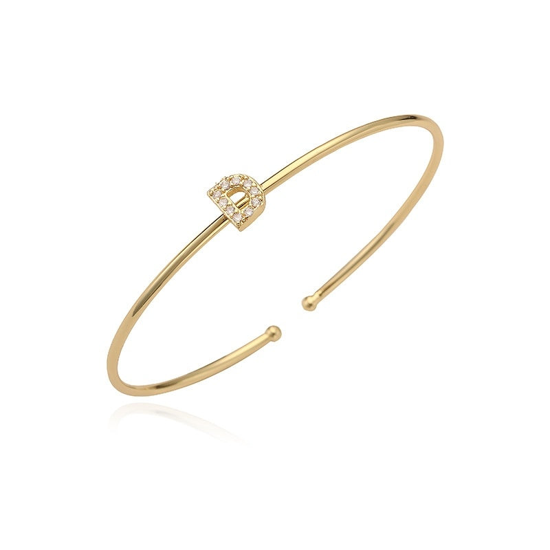 Letter Zirkonia Armband