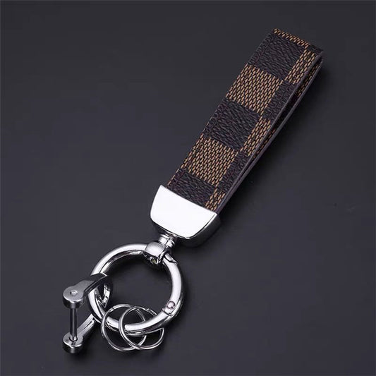 Luxe Echt Leren Sleutelhanger